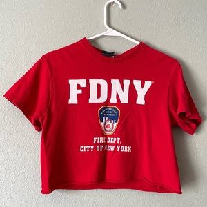 Cropped FDNY Tee